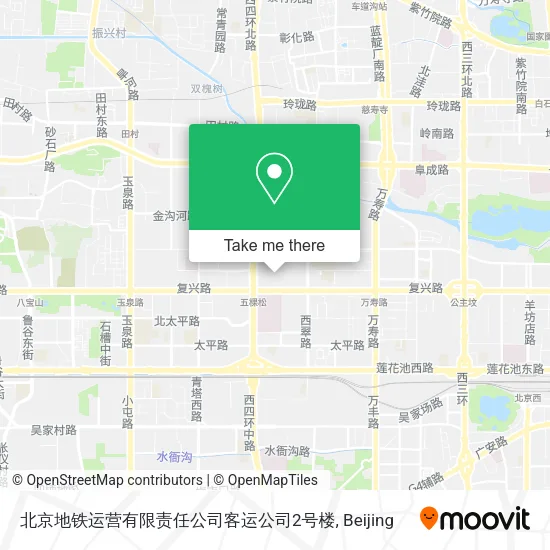 北京地铁运营有限责任公司客运公司2号楼 map