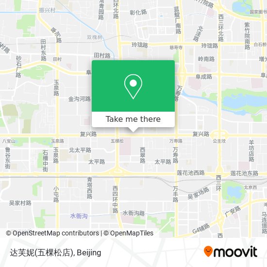 达芙妮(五棵松店) map