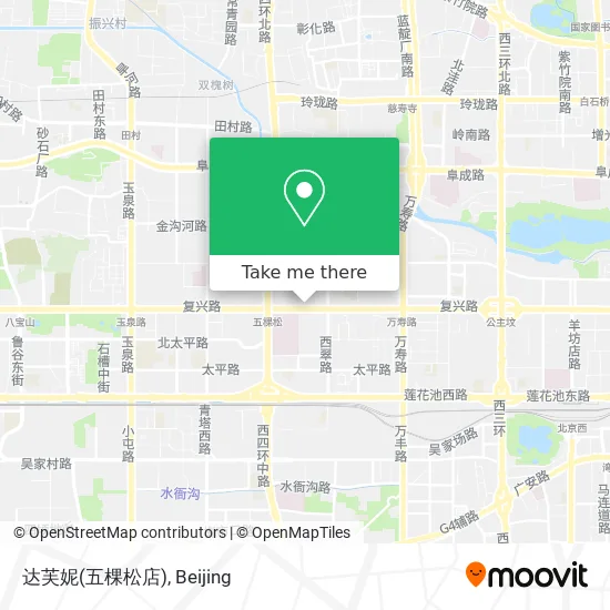 达芙妮(五棵松店) map