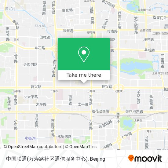 中国联通(万寿路社区通信服务中心) map