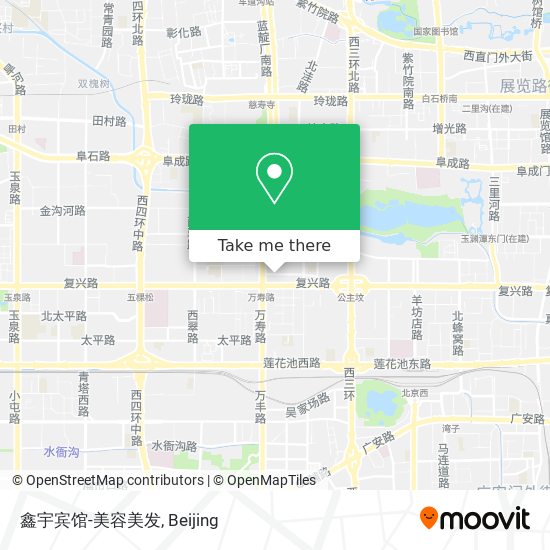 鑫宇宾馆-美容美发 map