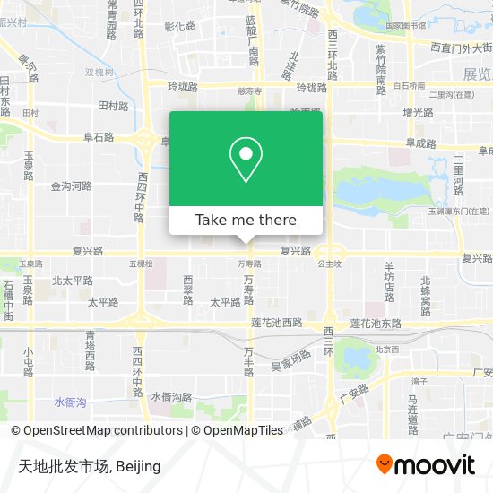 天地批发市场 map