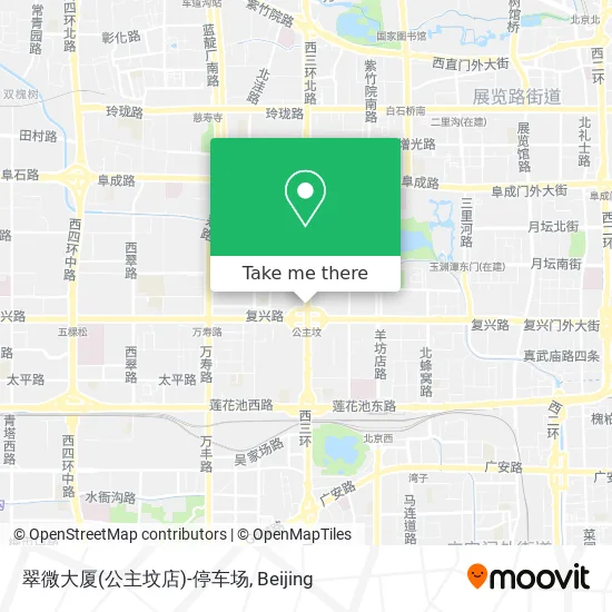 翠微大厦(公主坟店)-停车场 map