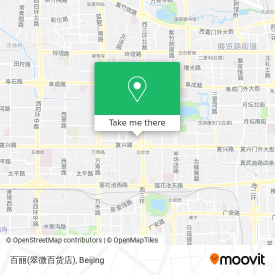 百丽(翠微百货店) map