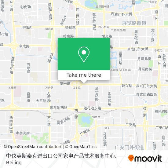 中仪英斯泰克进出口公司家电产品技术服务中心 map
