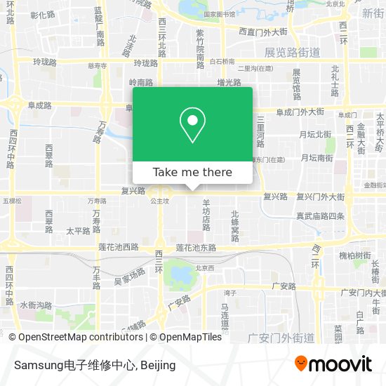 Samsung电子维修中心 map
