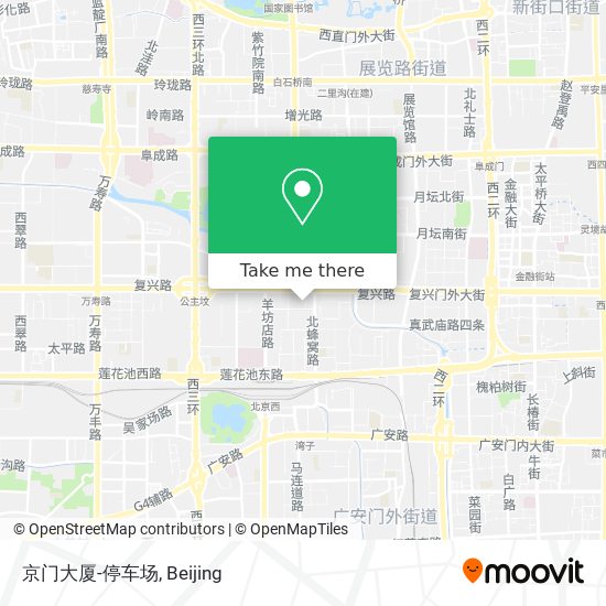 京门大厦-停车场 map