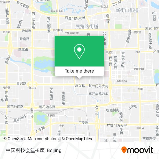 中国科技会堂-B座 map