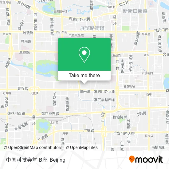 中国科技会堂-B座 map