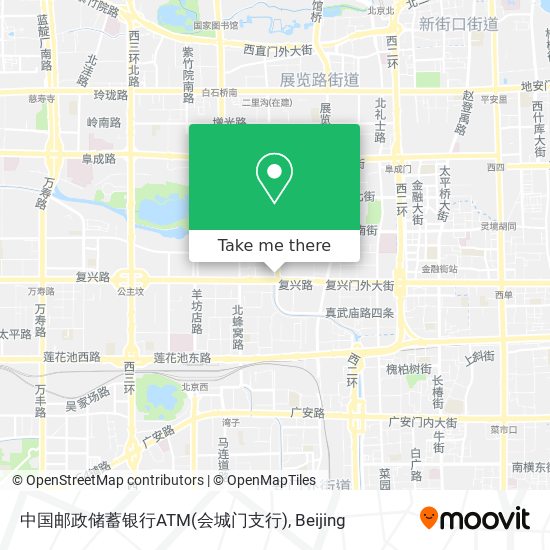 中国邮政储蓄银行ATM(会城门支行) map
