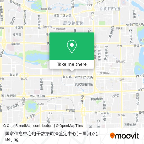 国家信息中心电子数据司法鉴定中心(三里河路) map