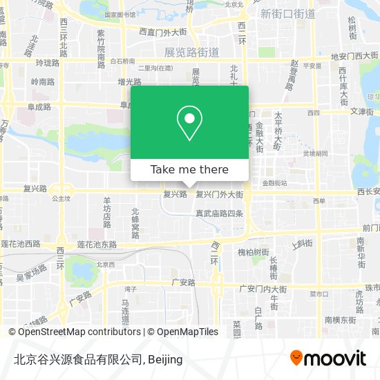北京谷兴源食品有限公司 map