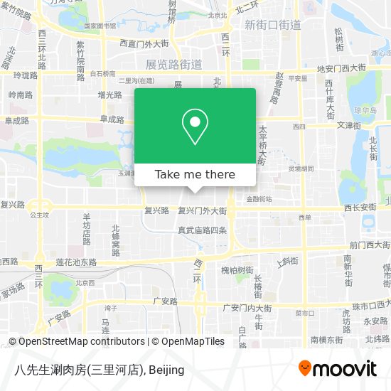 八先生涮肉房(三里河店) map