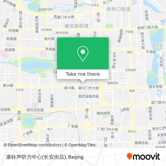 康聆声听力中心(长安街店) map