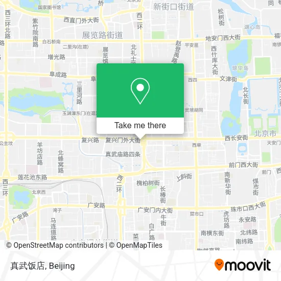 真武饭店 map