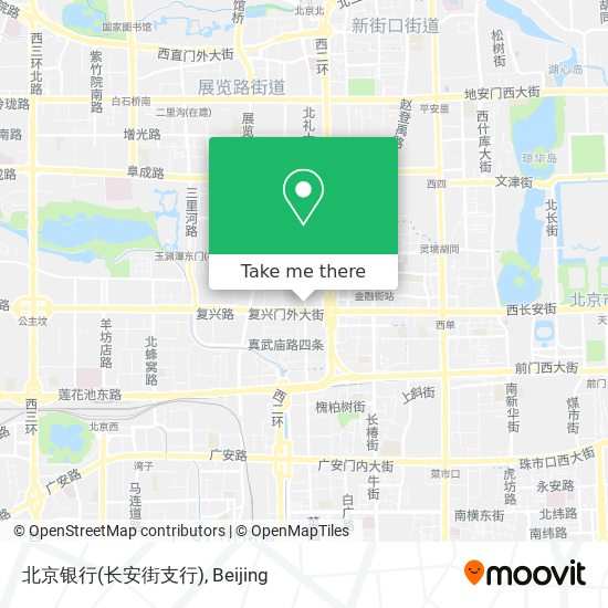 北京银行(长安街支行) map