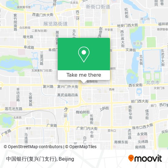 中国银行(复兴门支行) map