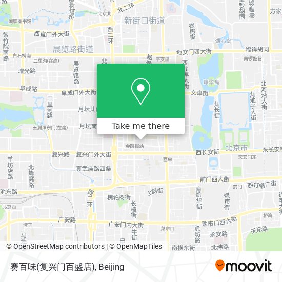 赛百味(复兴门百盛店) map