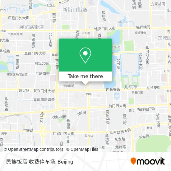 民族饭店-收费停车场 map