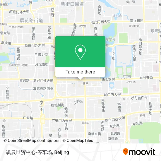 凯晨世贸中心-停车场 map