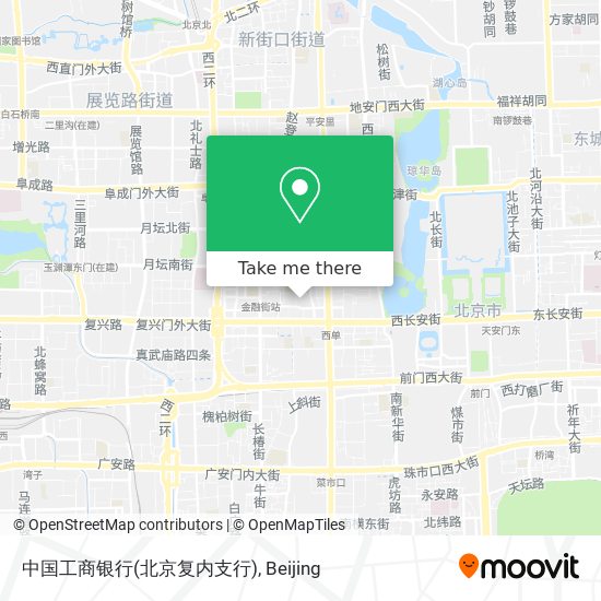 中国工商银行(北京复内支行) map