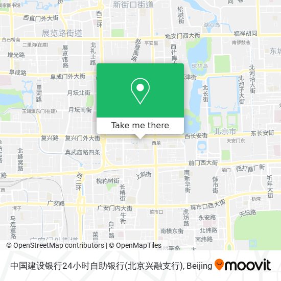 中国建设银行24小时自助银行(北京兴融支行) map