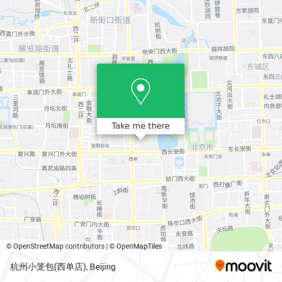 杭州小笼包(西单店) map