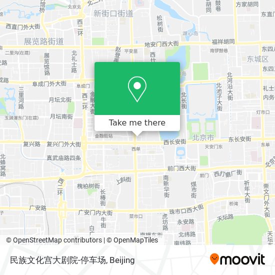 民族文化宫大剧院-停车场 map