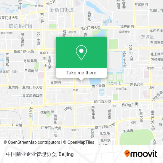 中国商业企业管理协会 map