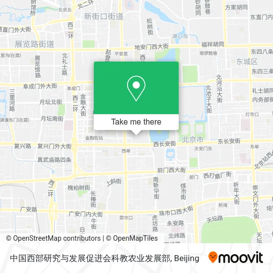 中国西部研究与发展促进会科教农业发展部 map