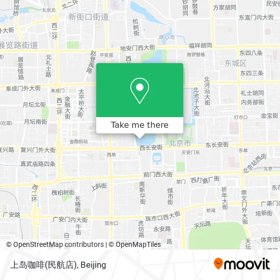 上岛咖啡(民航店) map