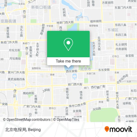 北京电报局 map