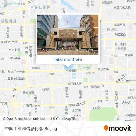 中国工业和信息化部 map