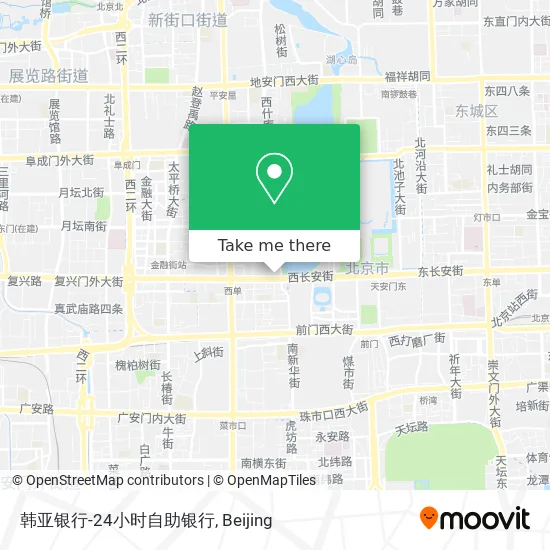 韩亚银行-24小时自助银行 map