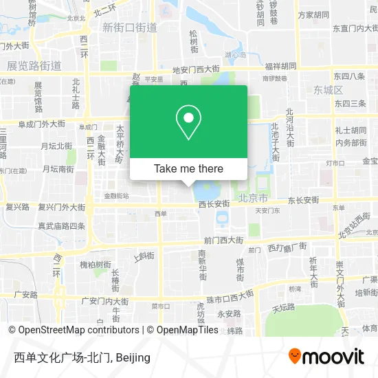 西单文化广场-北门 map