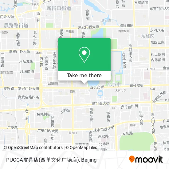 PUCCA皮具店(西单文化广场店) map