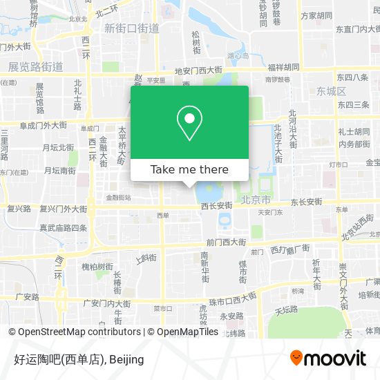 好运陶吧(西单店) map