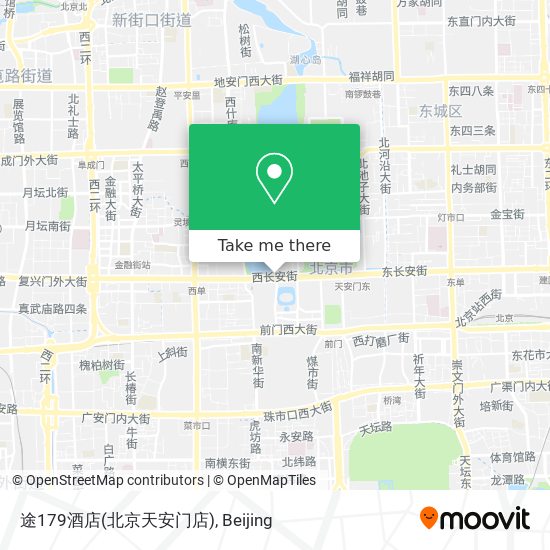 途179酒店(北京天安门店) map