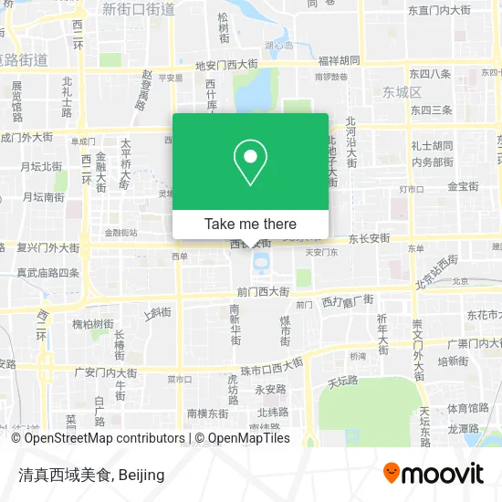 清真西域美食 map