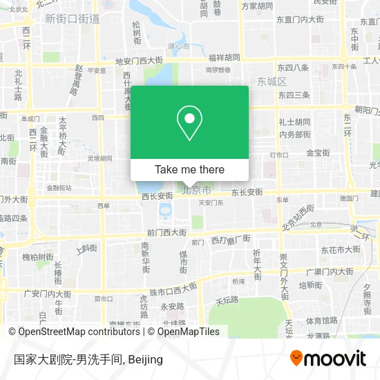 国家大剧院-男洗手间 map