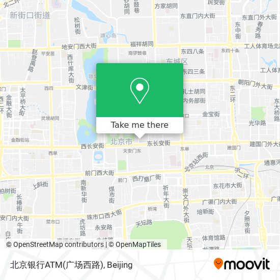 北京银行ATM(广场西路) map