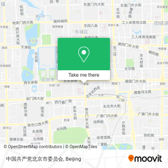 中国共产党北京市委员会 map