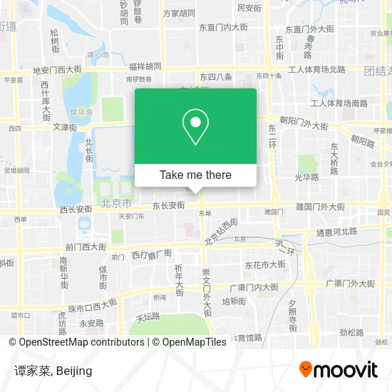 谭家菜 map