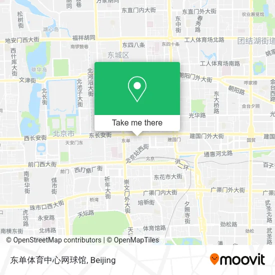 东单体育中心网球馆 map