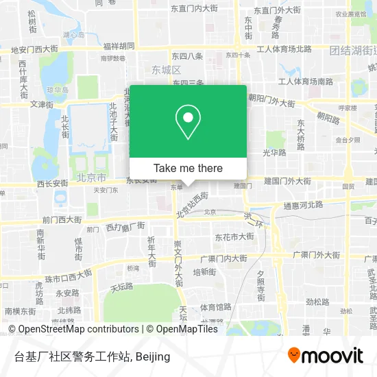 台基厂社区警务工作站 map