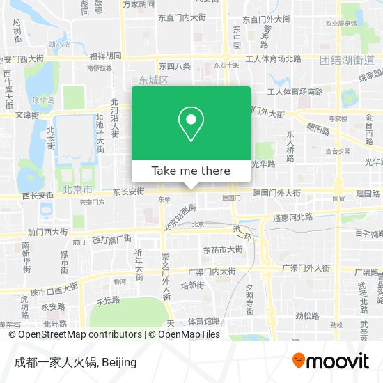 成都一家人火锅 map