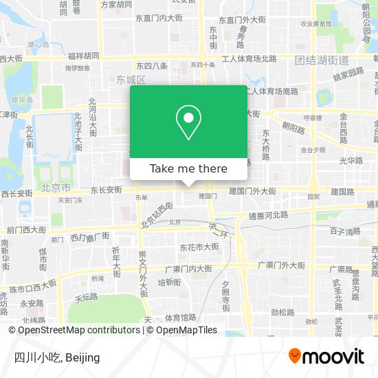 四川小吃 map