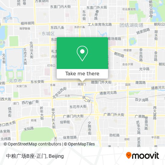 中粮广场B座-正门 map