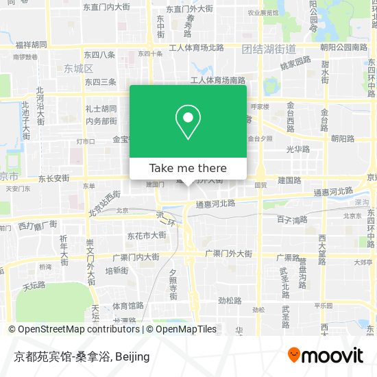 京都苑宾馆-桑拿浴 map