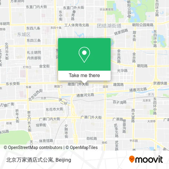北京万家酒店式公寓 map